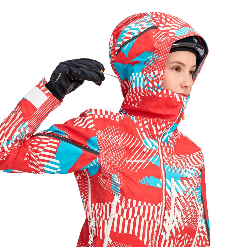 купити Куртка для туризму Mammut ( 1010-28100 ) Nordwand Visiflage HS Hooded Jacket Women 2021 8