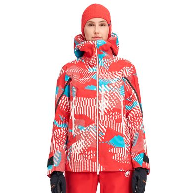 Куртка для туризма Mammut ( 1010-28100 ) Nordwand Visiflage HS Hooded Jacket Women 2021 13