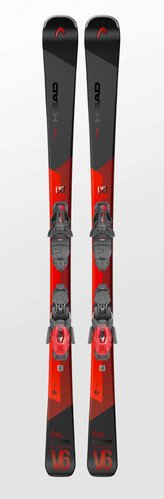 Лыжи горные HEAD ( 315240/100788 ) V-Shape V6 LYT-PR bk/rd + PR 11 GW BR.85[G] 2022 1
