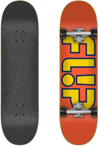 купити Скейтборд комплект Flip ( FLCO0021A011 ) Team Outlined Orange 8.0"x31.85" Flip Complete 2021 1