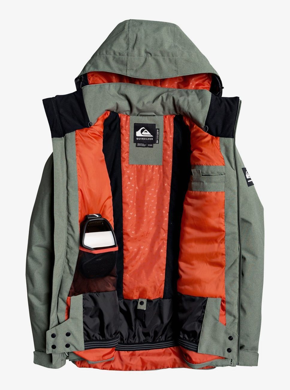 Сноубордическая куртка Quiksilver ( EQYTJ03214 ) TRAVERSE JK M SNJT 2020 GZC0 Agave Green-Solid L (3613374539457)
