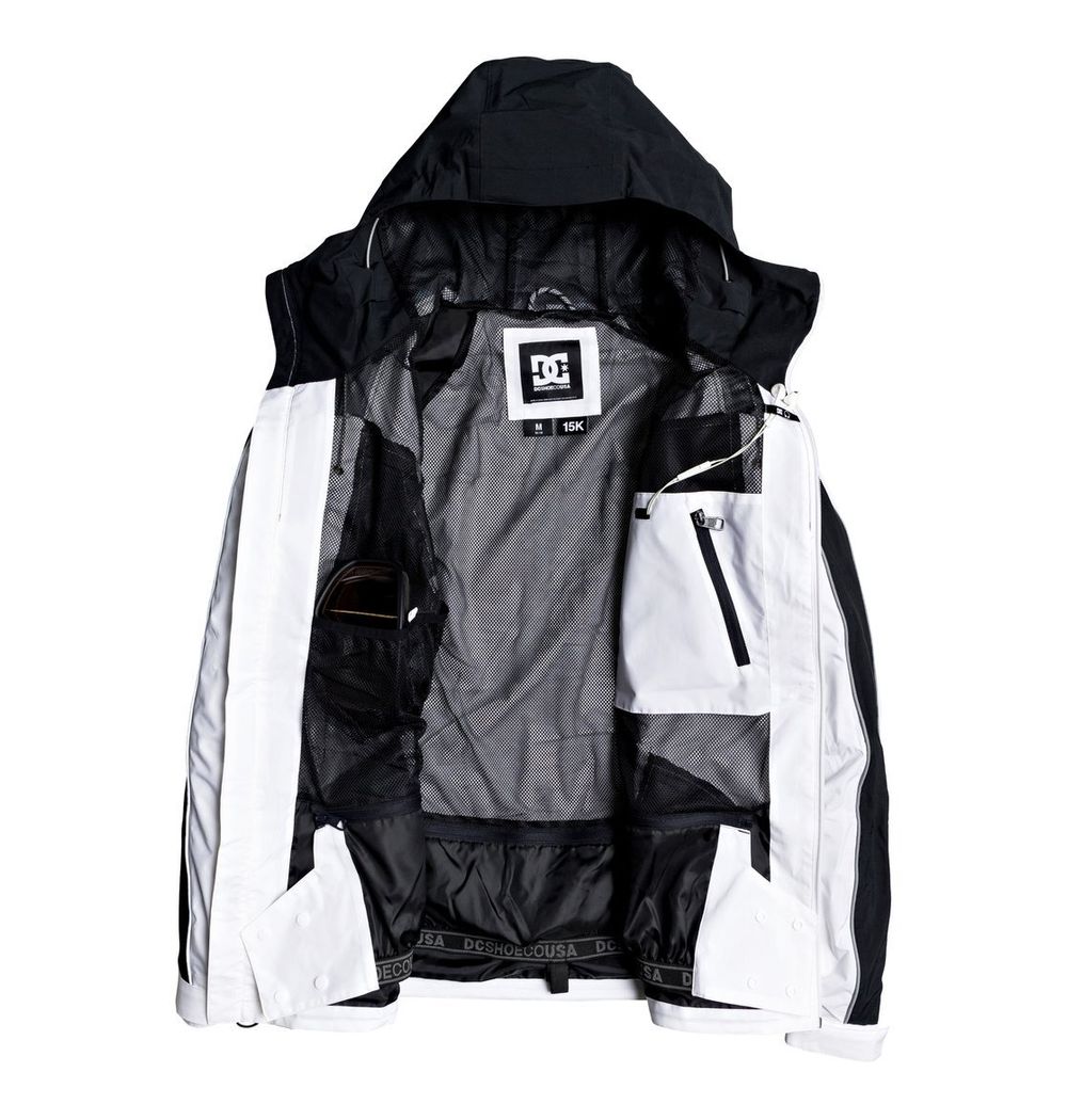 Сноубордична куртка DC (EDYTJ03086) PALOMAR Jkt M SNJT 2020 L WBB0 Bright White-Solid (3613374500037)