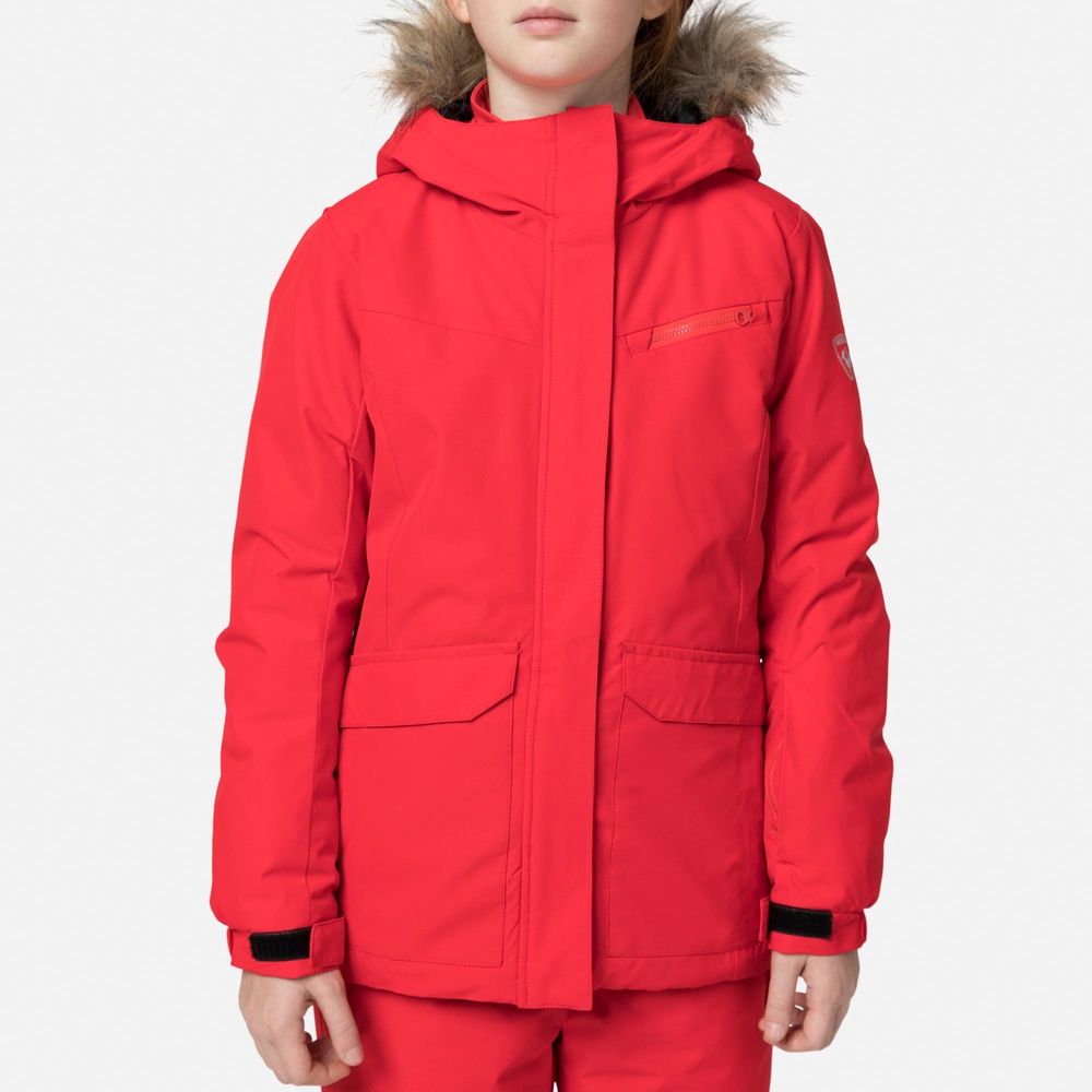 Куртка для зимних видов спорта ROSSIGNOL ( RLHYJ14 ) GIRL PARKA JKT 2019 5