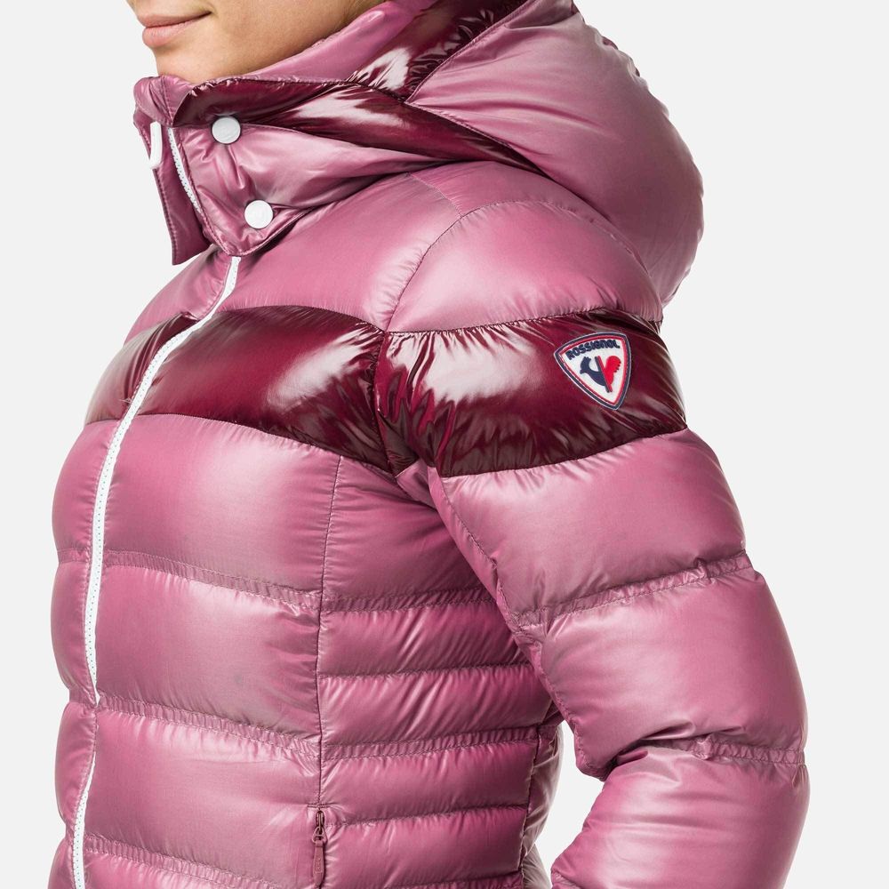 Гірськолижна куртка ROSSIGNOL (RLIWJ91) W HIVER METALIC DOWN JKT 2020 L 833 (3607683142200)