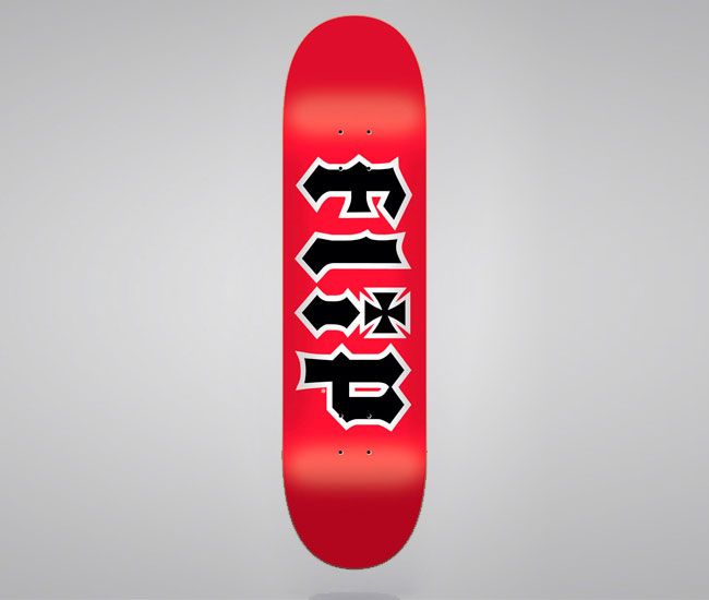 Дека для скейтборда Flip HKD Red 7.5"x31.25" 2017 1
