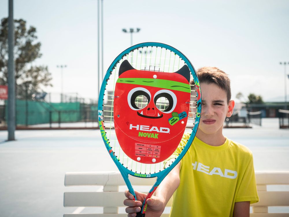 Теннисная ракетка со струнами HEAD ( 233102 ) Novak 25 2022 38