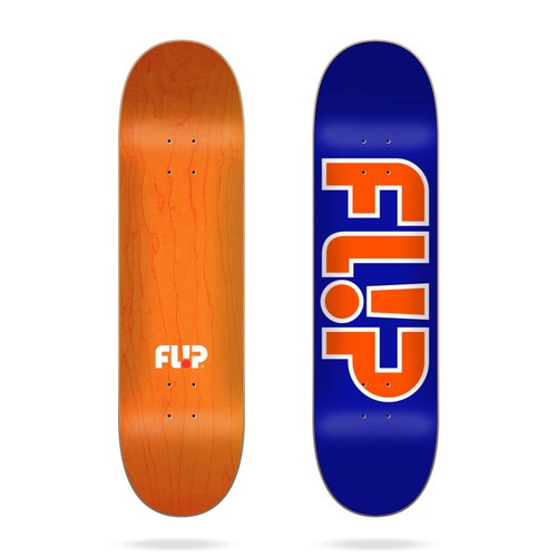 Дека для скейтборда Flip ( FLDE0021A023 ) Team Outlined Blue 8.25"x32.31" Flip Deck 2021 1