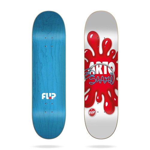 Дека для скейтборда Flip ( FLDE0021A037 ) Saari Splat White 8.45"x32.15" Flip Deck 2021 1