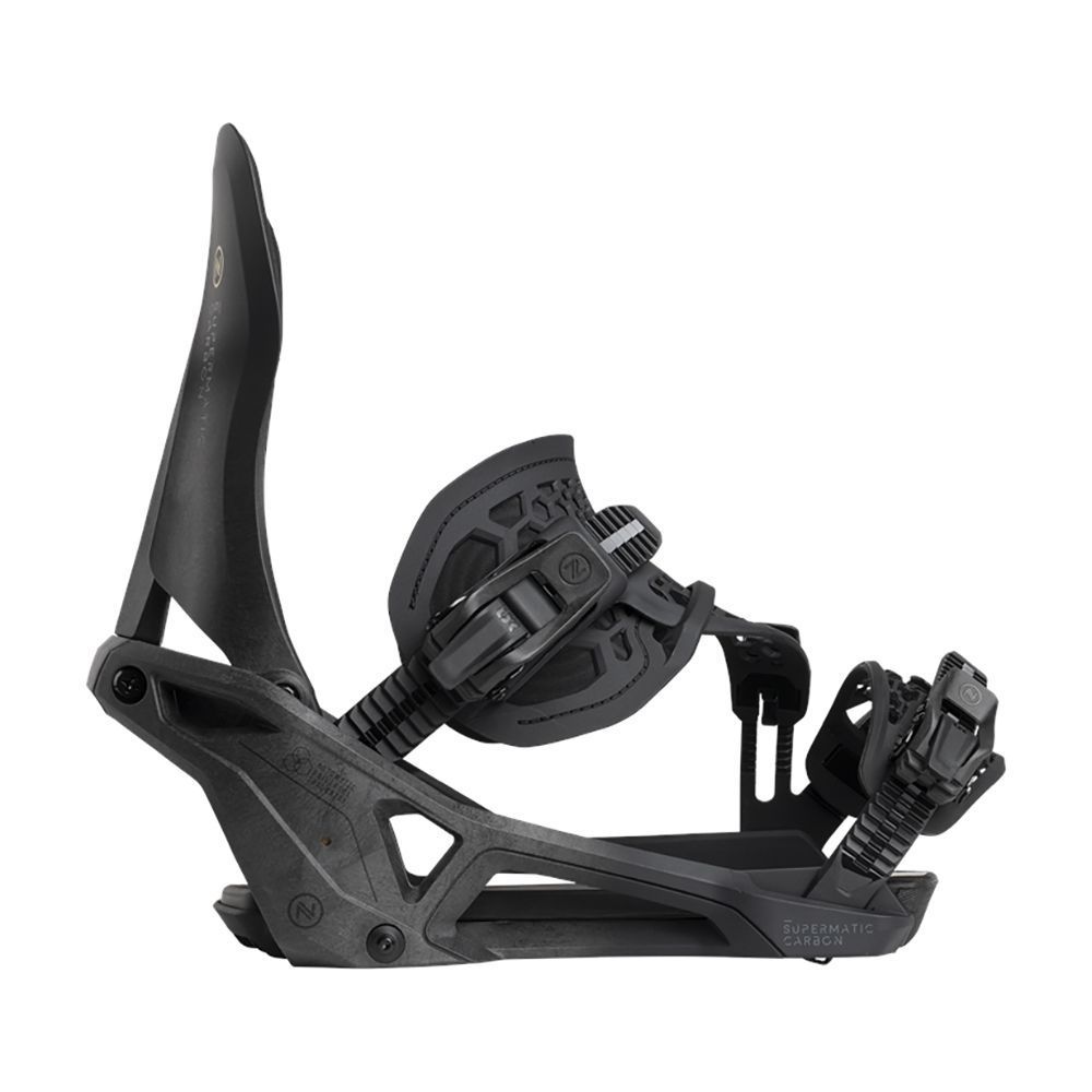 Крепления для сноуборда NIDECKER Carbon Supermatic (Black) 2026 4