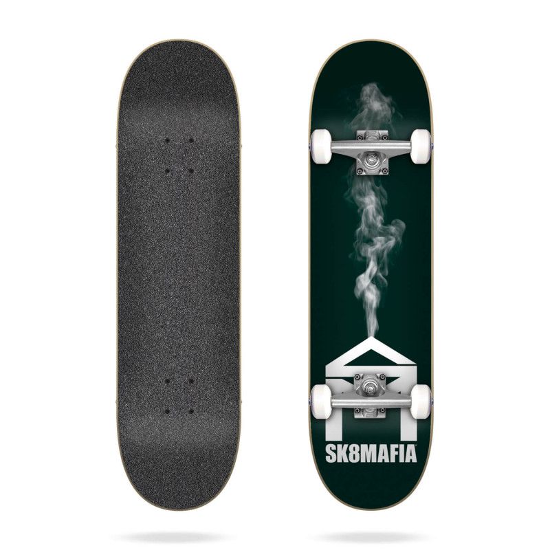 Скейтборд комплект Sk8mafia ( SMCO0021A004 ) House Logo Smoke Smoke 7.87"x31.60" Sk8Mafia Complete 2021 1
