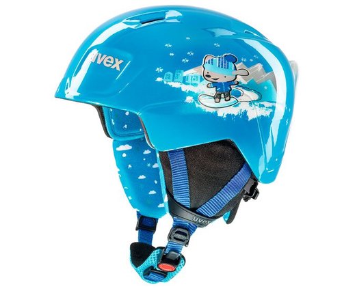 Шлемы UVEX manic 2019 blue snow dog 46-50 (4043197305639) 1