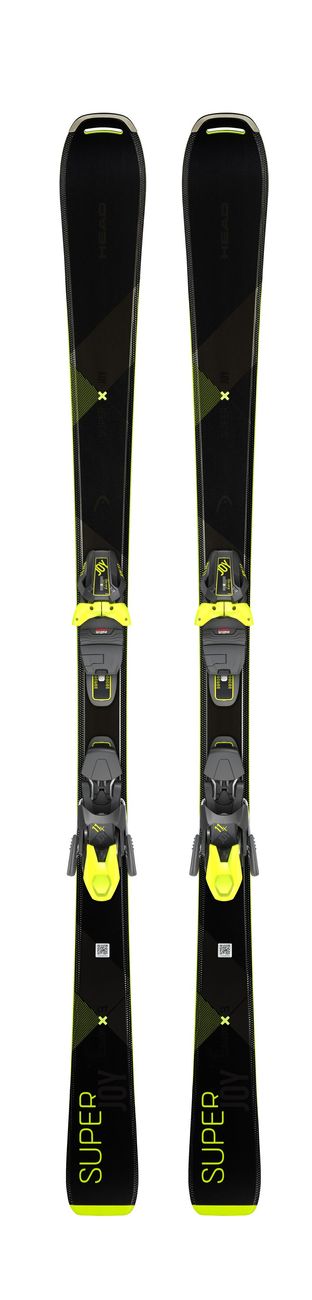Лыжи горные HEAD ( 315609/100801 ) super Joy SLR Joy Pro bk/nyw + крепления JOY 11 GW 2020 1