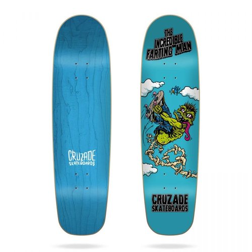 Дека для скейтборда Cruzade ( CRDE0020A004 ) The Incredible Farting Man 8.625'x32.39' Cruzade Deck 2020 (8433975071027) 1