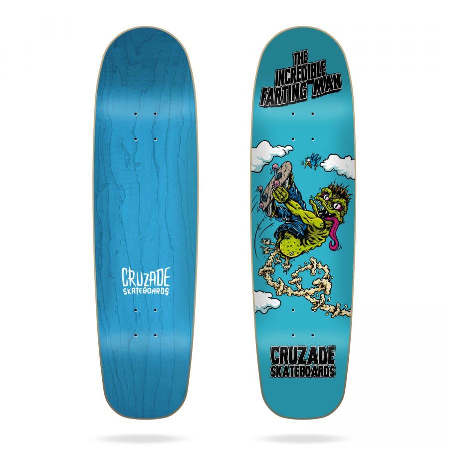 Дека для скейтборда Cruzade ( CRDE0020A004 ) The Incredible Farting Man 8.625"x32.39" Cruzade Deck 2020 2