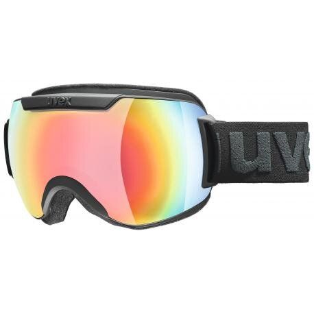 Горнолыжная маска UVEX downhill 2000 FM 2021 black mat-mirror rainbow (4043197304854) 1