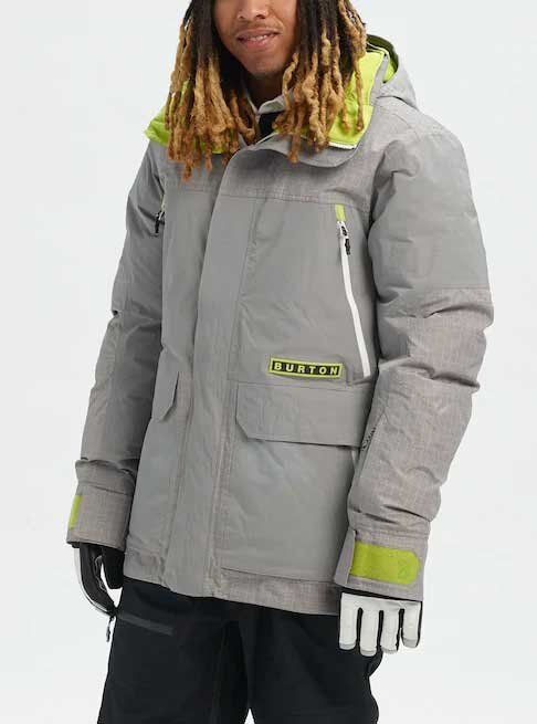 Сноубордическая куртка BURTON ( 214671 ) M FROSTNER DWN JK 2020 STERLING L (9009521505361)