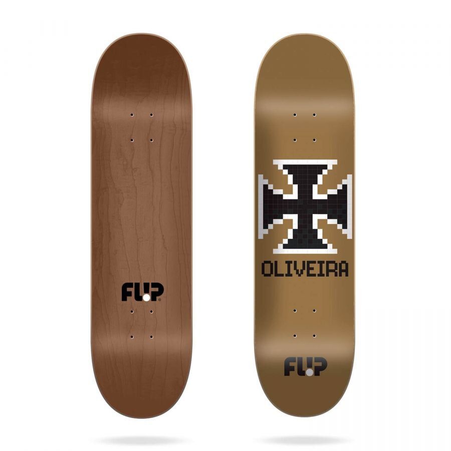 Дека для скейтборда Flip ( FLBP9A01-02 ) Oliveira 'Sprite' 8.13'x32.00' Flip Deck 2019 1