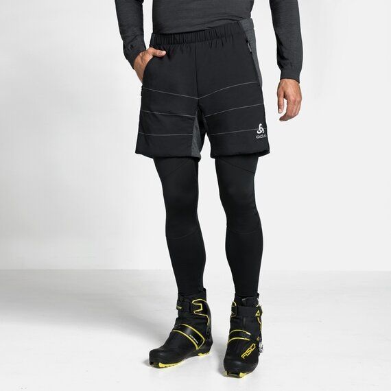 Одежда для бега ODLO ( 322322 ) Shorts MILLENNIUM S-Thermic 2020 black-15000 L (7613361517679) 3