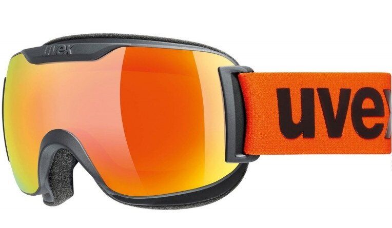 Горнолыжная маска UVEX downhill 2000 S CV 2021 black mat-mirror orange (4043197315577) 1