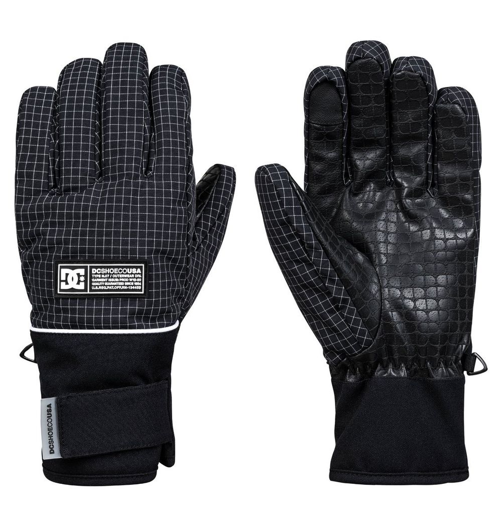 Сноубордические перчатки DC ( EDYHN03050 ) FRANCHISE SE G M GLOV 2020 KVJ0 Anthracite-Solid L (3613374510081) 1
