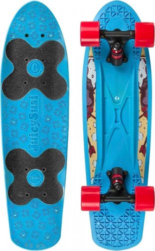 Скейтборд комплект CHOKE ( 604008/blue ) Spicy Sabrina 60x18cm, blue/red 2023 1