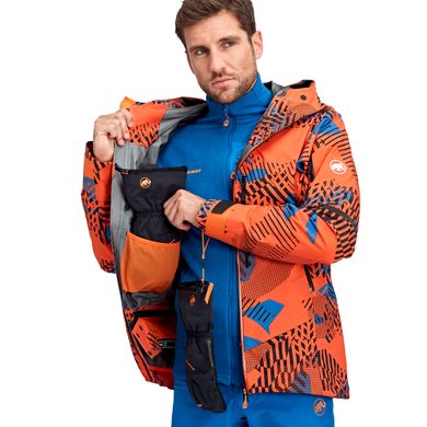 Куртка для туризма Mammut ( 1010-28090 ) Nordwand Visiflage HS Hooded Jacket Men 2021 22