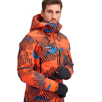 Куртка для туризма Mammut ( 1010-28090 ) Nordwand Visiflage HS Hooded Jacket Men 2021 29