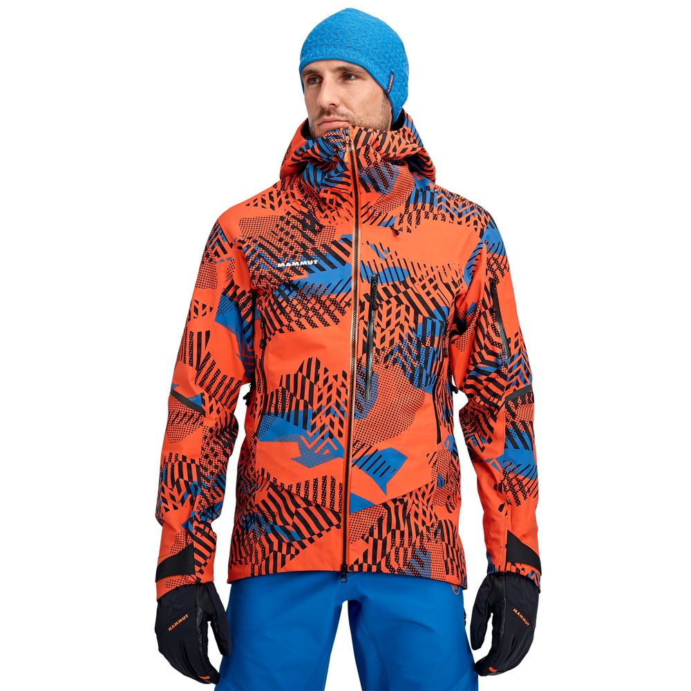 Куртка для туризма Mammut ( 1010-28090 ) Nordwand Visiflage HS Hooded Jacket Men 2021 2