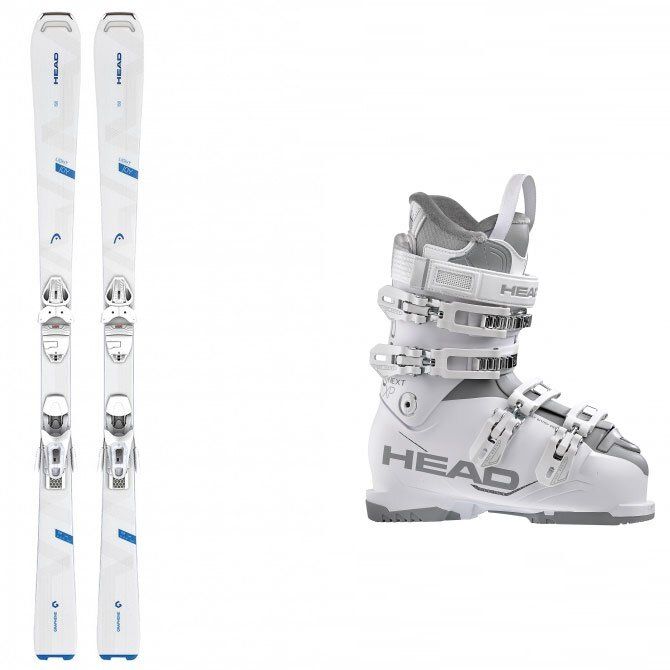Лыжи горные HEAD light Joy R SLR 2 + крепления SLR 9.0 GW + ботинки г/л NEXT EDGE XP W WHITE 23 (9999936) 1