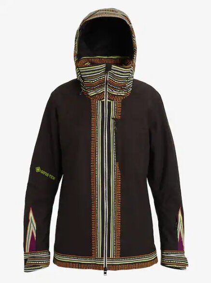 Сноубордическая куртка BURTON ( 100101 ) W AK GORE EMBARK JK 2020 L BLACKBURN GEO (9009521469090)