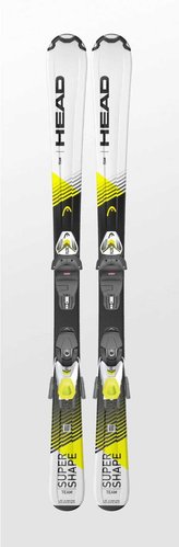 Лыжи горные HEAD ( 314200/100794 ) Supershape Team SLR Pro wh/yw + SLR 7.5 GW 2021 117 (117167) 1