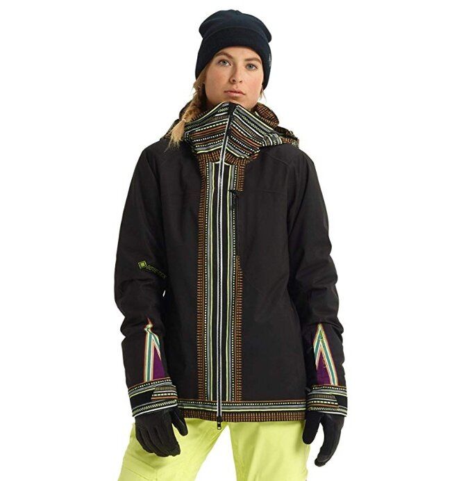 Сноубордическая куртка BURTON ( 100101 ) W AK GORE EMBARK JK 2020 BLACKBURN GEO S (9009521469113)